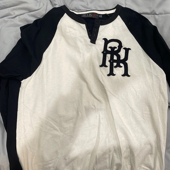 Rook Raglan Henley Tee (M) White - Picture 1 of 7